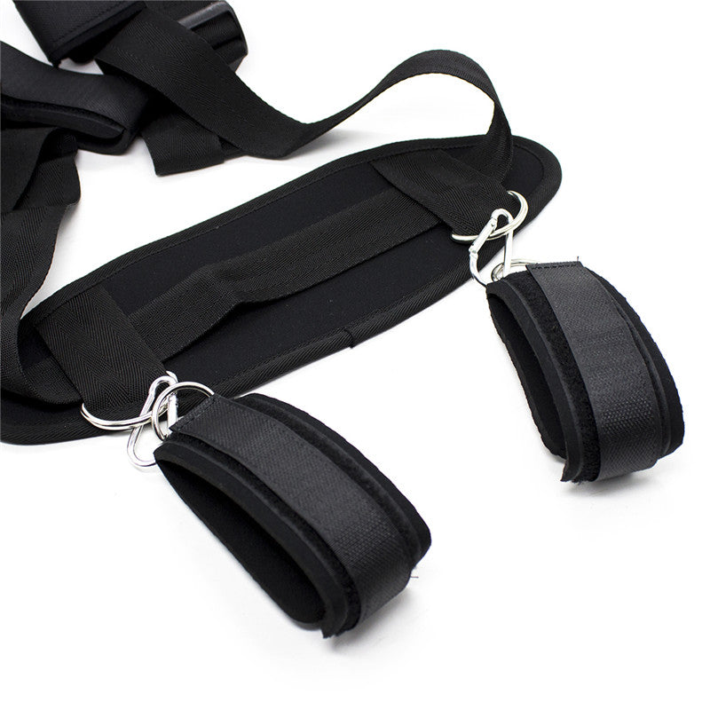 Adult Sex Games Accessories Bed Bondage Restraints Neck Hand Ankle Cuff Straps