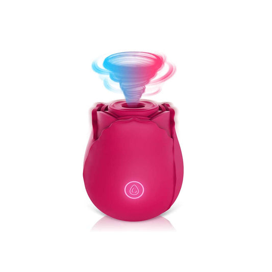 Sucking Vibrator for Women Rechargeable Clit Sucker Nipple Stimulator with 7 Intense Suction Sex Toys for Adult Women,Red