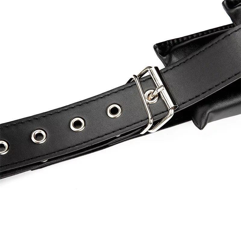 Binding and restraint leg straps