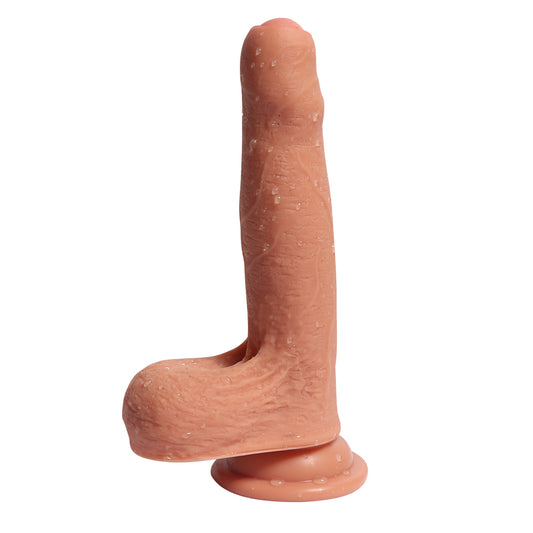 7 inches soft silicone dildo