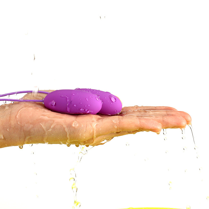 Double vibration In-line rechargeable toy
