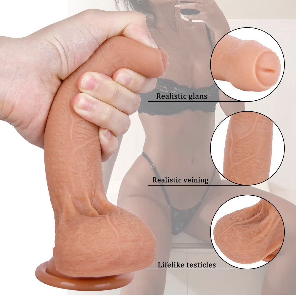 Small 7 inch Silicone Dildo