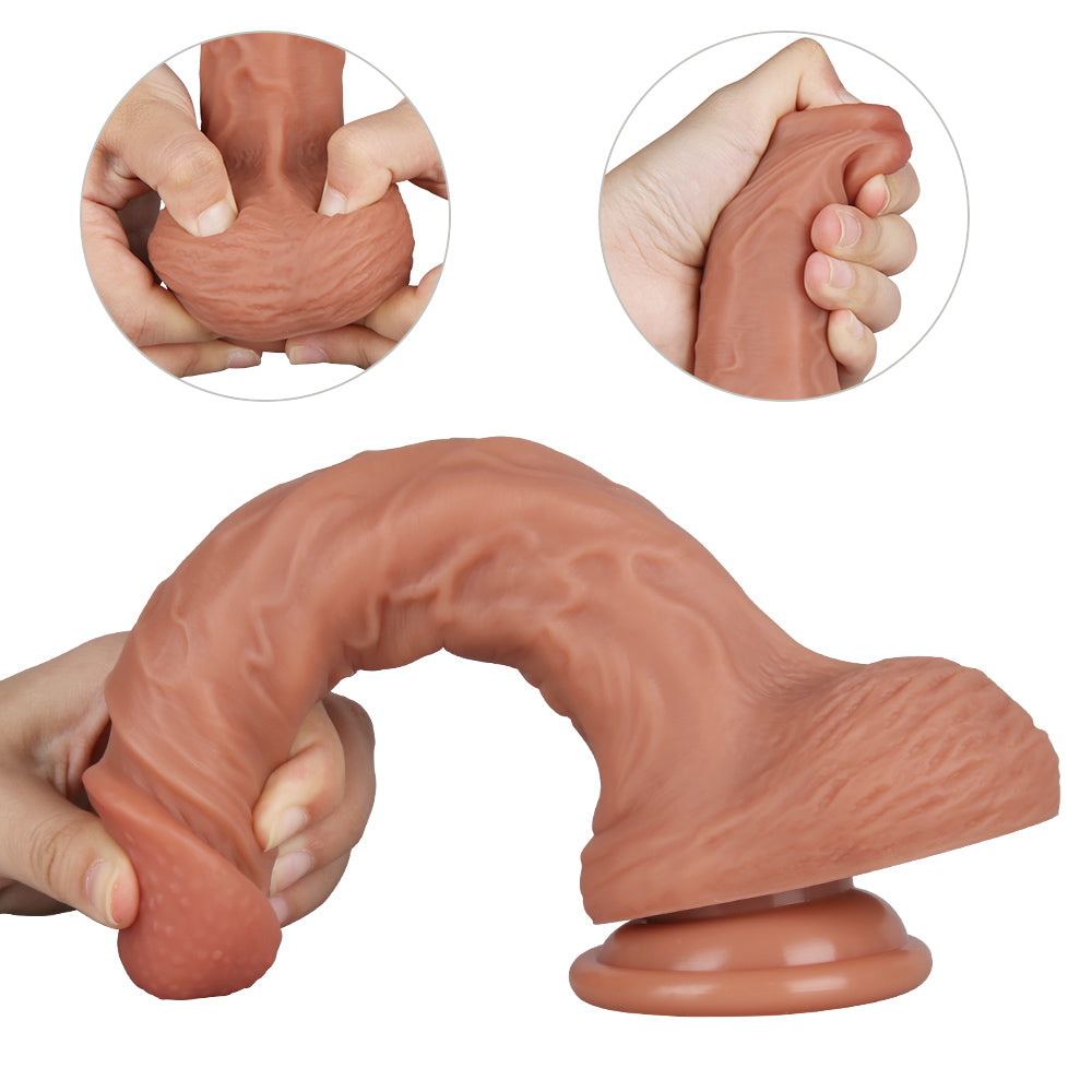 9 inch thick realistic dildo