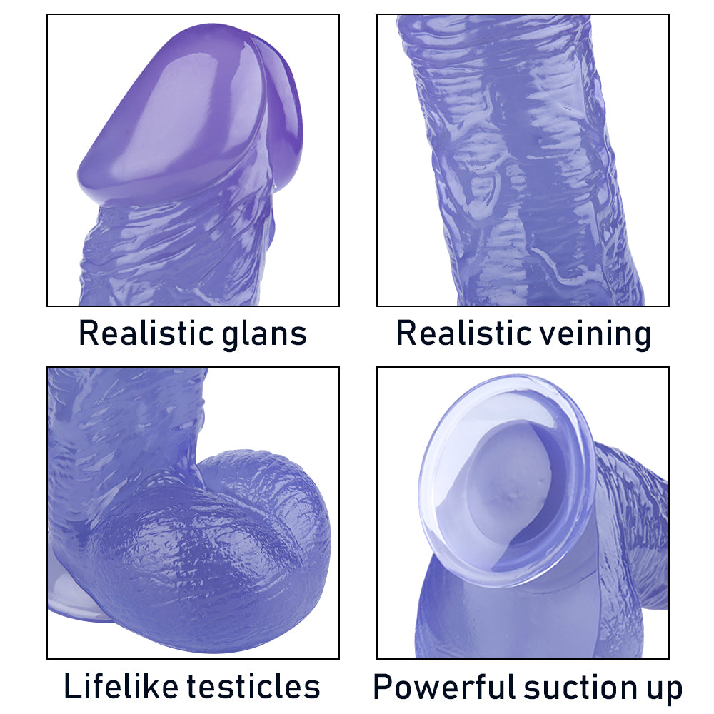Dildo with Suction Cup Tools Adult Toys for Women Thrusting Didlo Machine for Men Thick Flexible Dildo Relaxing Massage Stick for Women Beginners