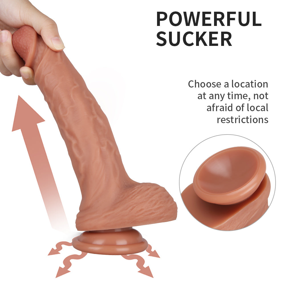 9 inch thick realistic dildo