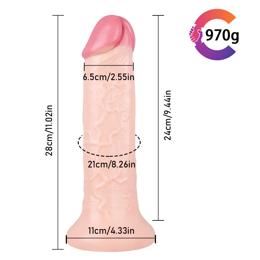 11 inch Long realistic dildo