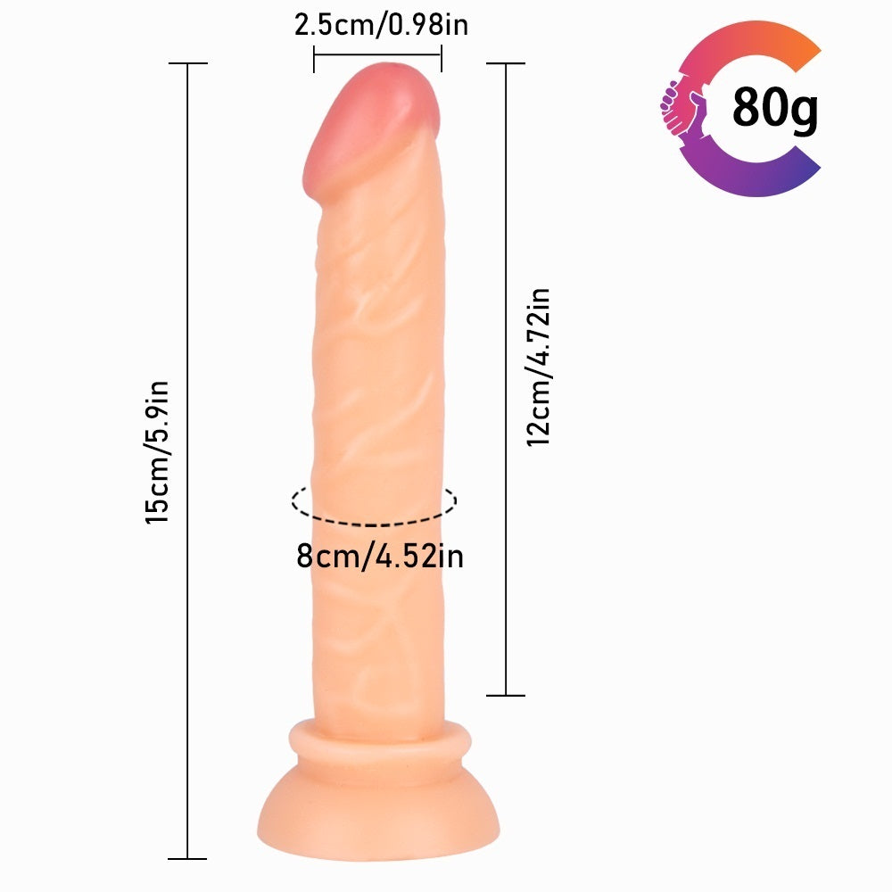 Realistic Adult Dildo Beginners Handsfree Dildo for Women Pleasure Soft Small 6 inch didlo with Suction Cup Massage Wand Sex toys for beginner