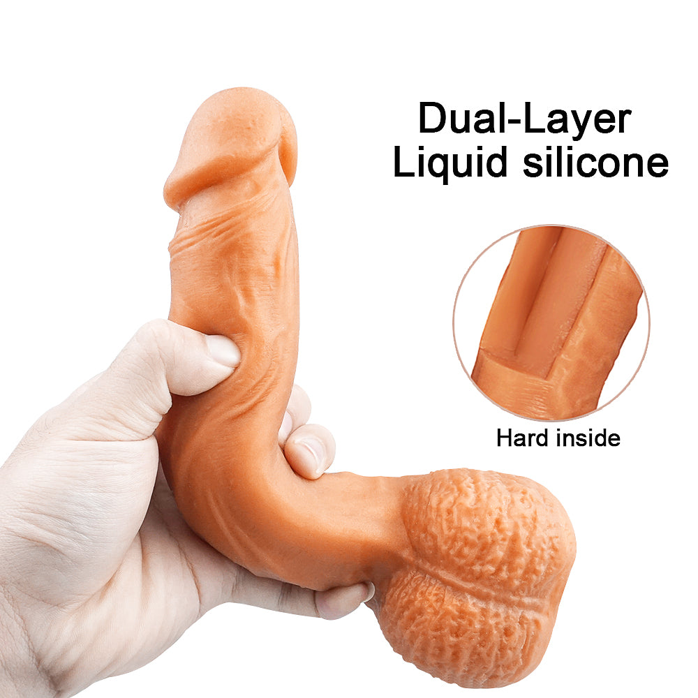 8 Inch Perfect Dildo in Flesh