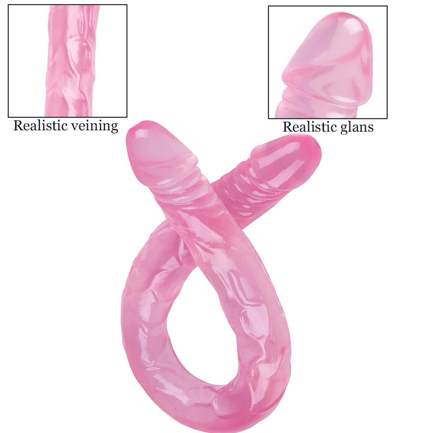 Double ended dildo for Women Realistic 21.56 inch Super Long Bendable dildo sex toys for Women Pleasure Beginners Soft massage wand for Couple