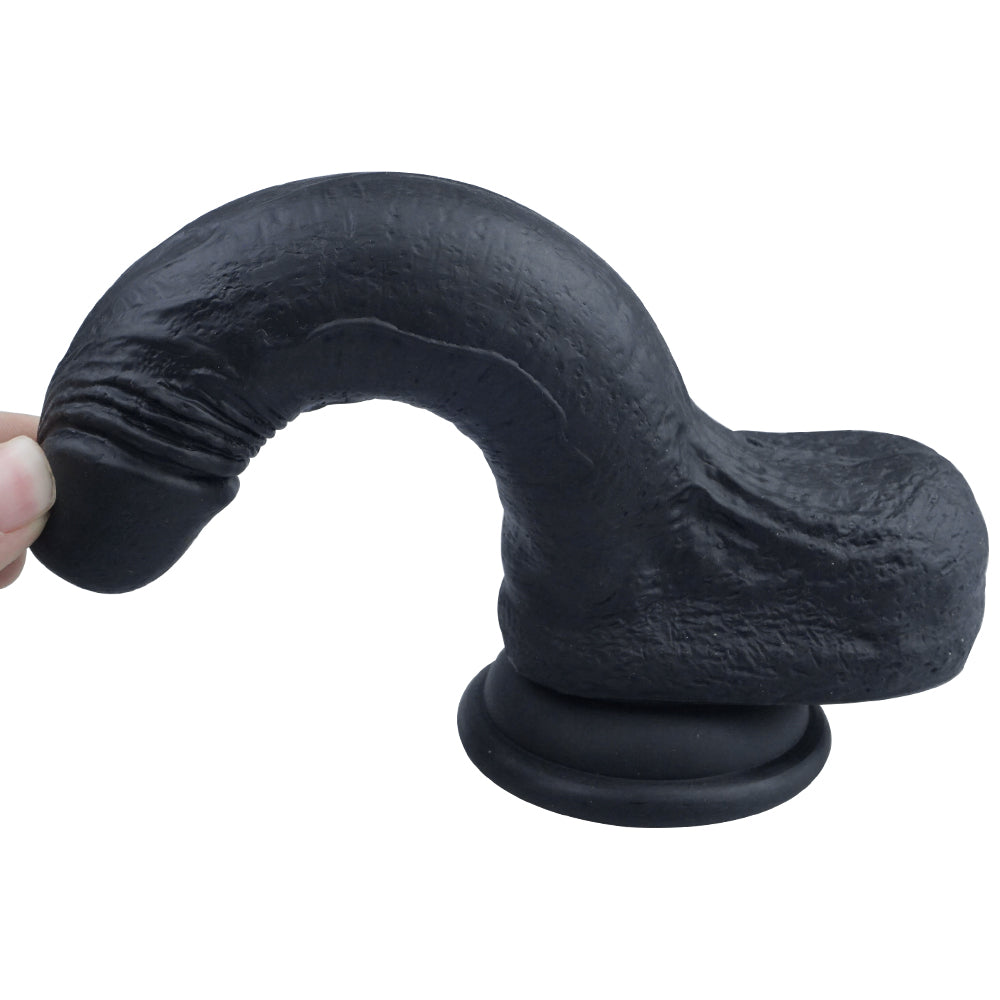Black Realistic Suction Cup Dildo