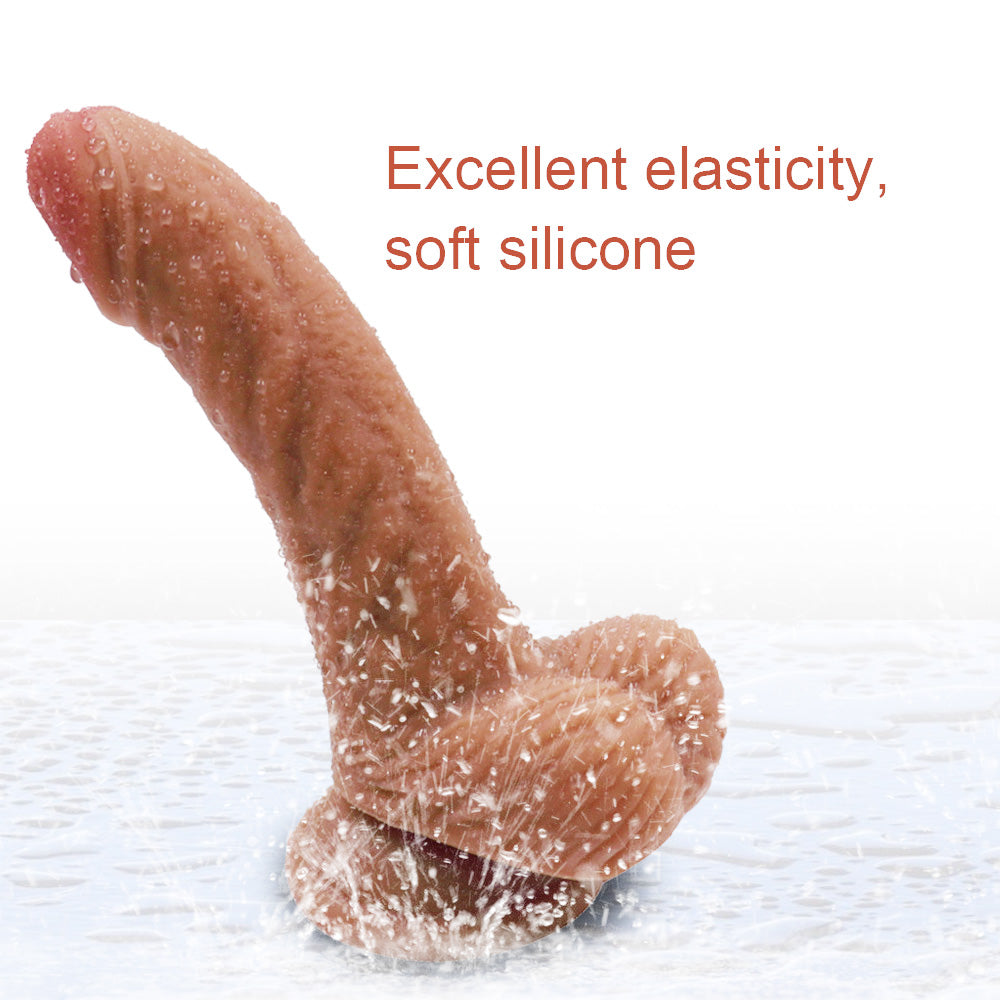 6 inch Waterproof Dildo - Brown