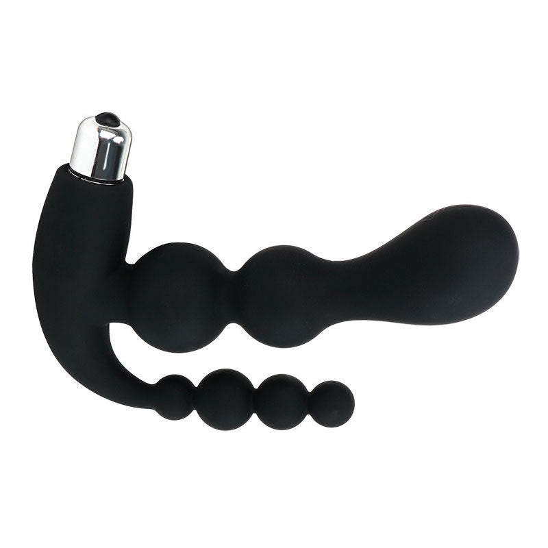 Silicone anal plug couple masturbator