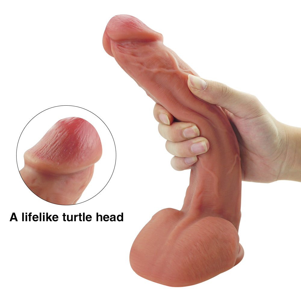 Ultra Real Silicone Suction Cup Dildo