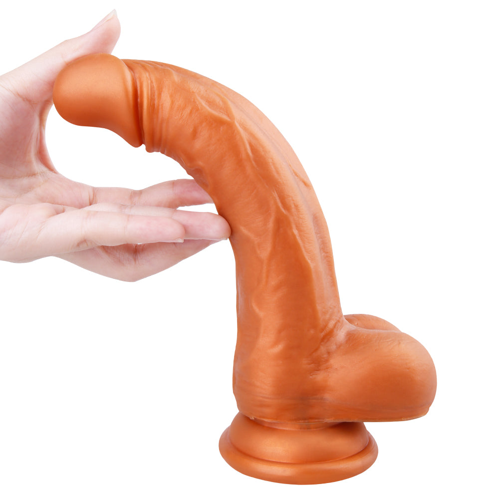 8 inch silicone realistic dildo