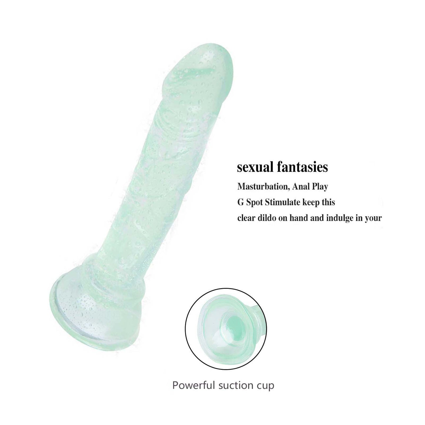Realistic Adult Dildo Beginners Handsfree Dildo for Women Pleasure Soft Small 6 inch didlo with Suction Cup Massage Wand Sex toys for beginner