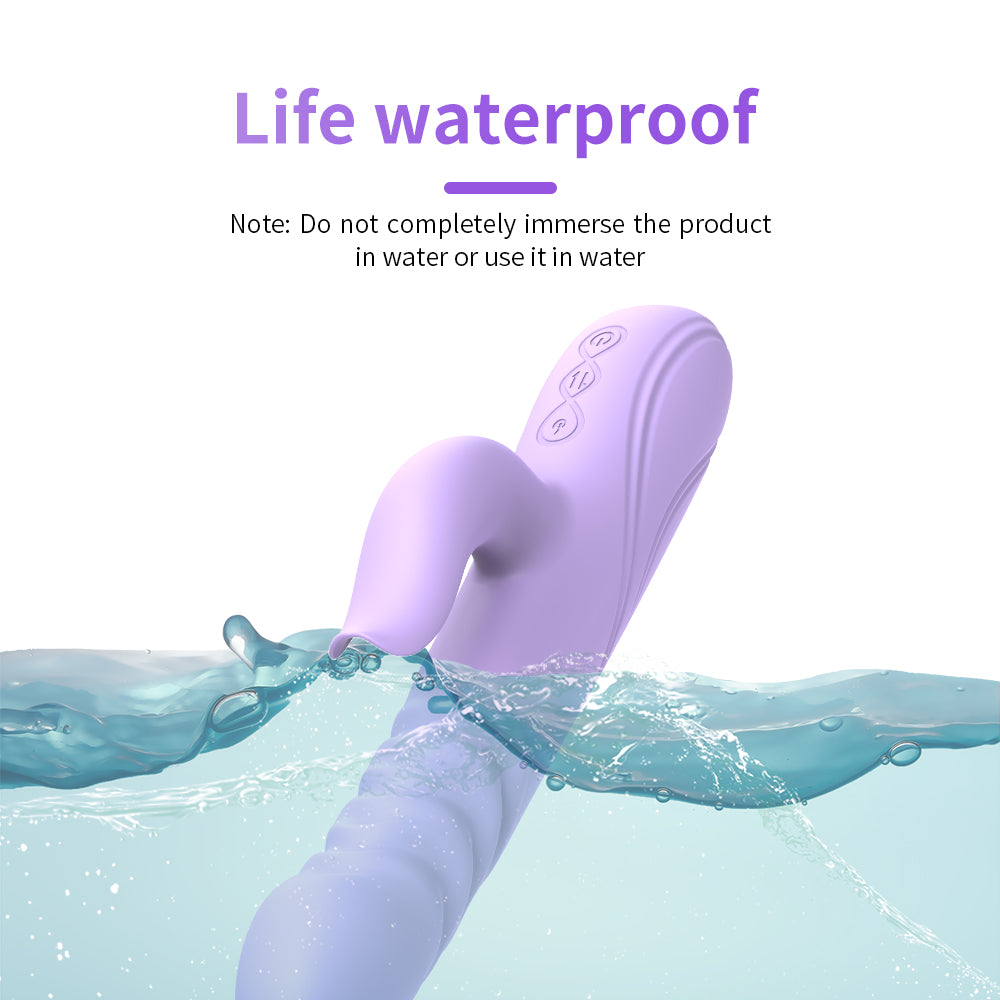 Fully automatic telescopic flapping vibrator