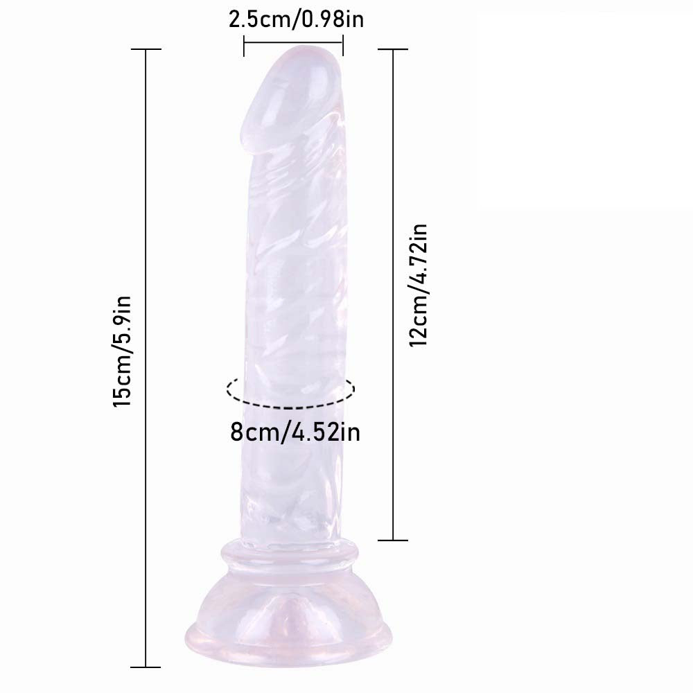 Realistic Adult Dildo Beginners Handsfree Dildo for Women Pleasure Soft Small 6 inch didlo with Suction Cup Massage Wand Sex toys for beginner
