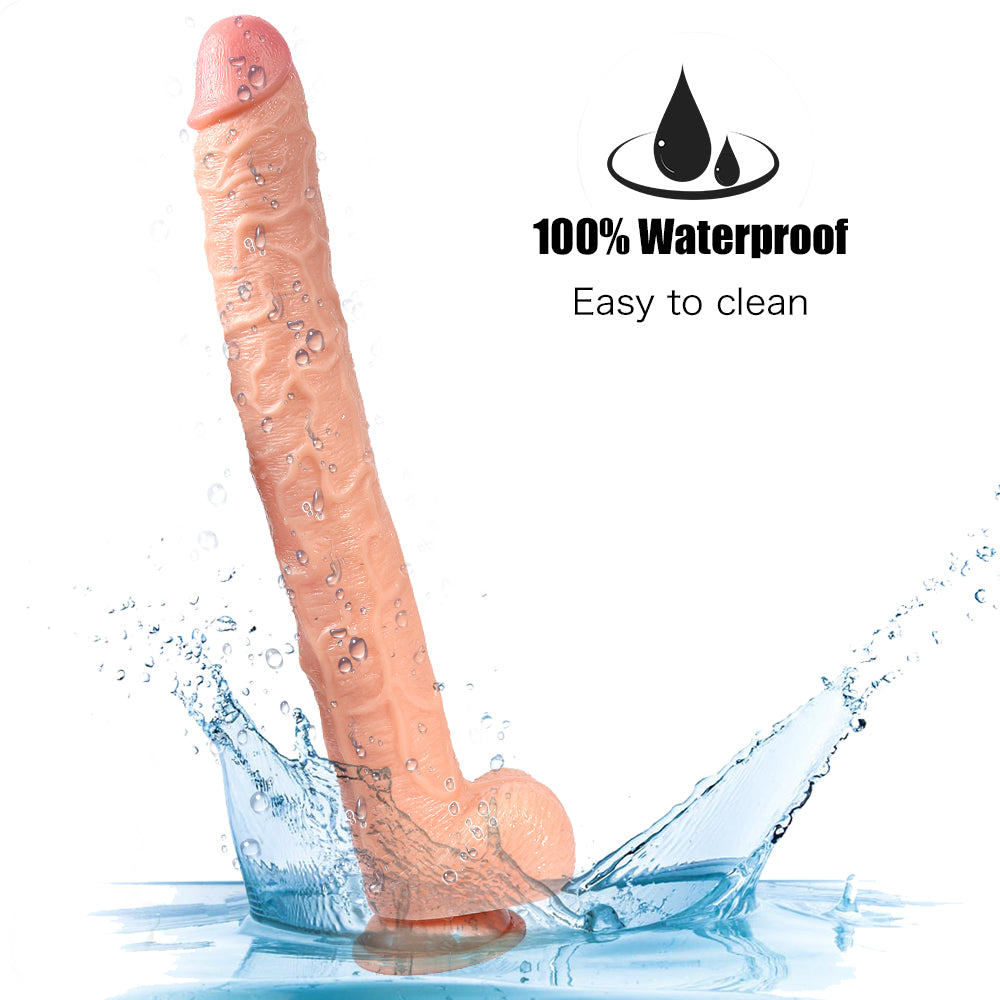 Basic 14 inch Realistic Dildo