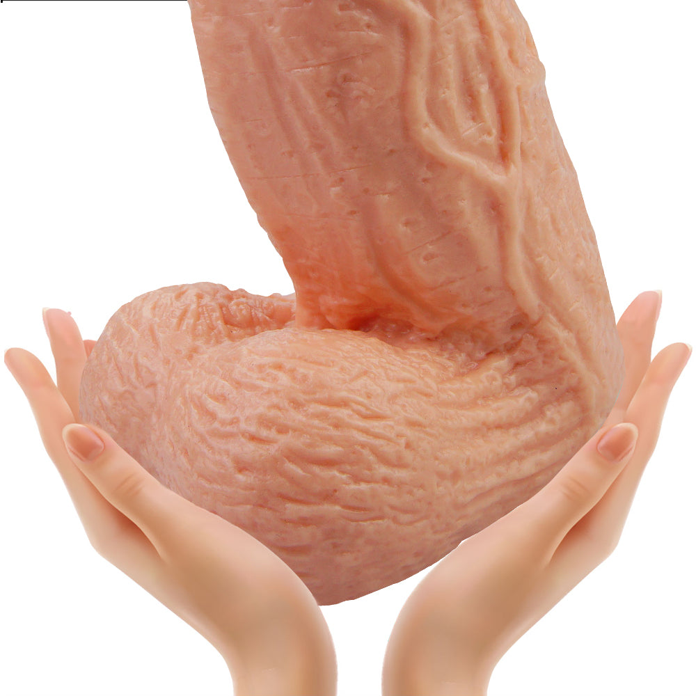 Thick Realistic Beginner Dildo With Balls