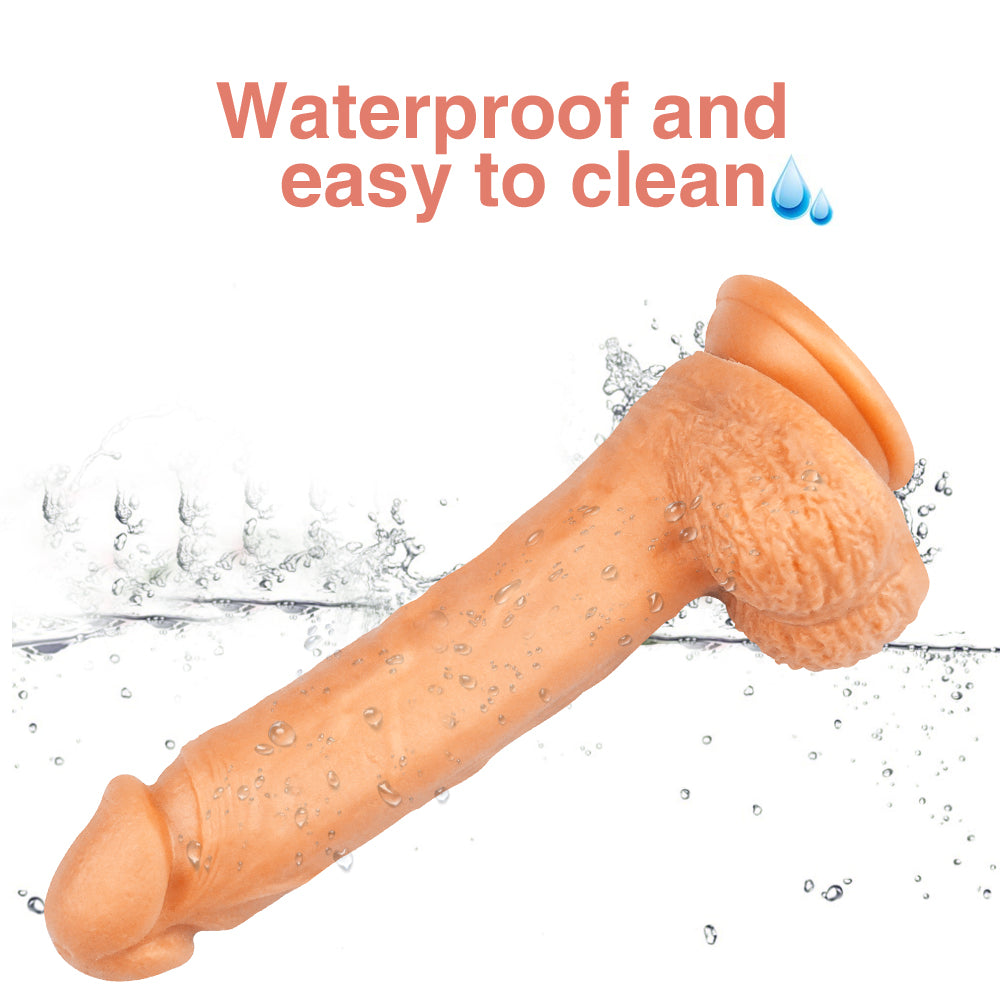 8 Inch Perfect Dildo in Flesh