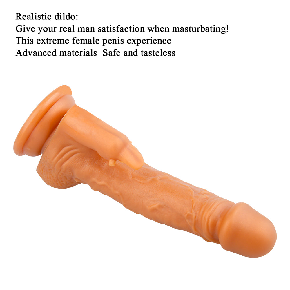 7.8 inch Realistic Suction Cup Dildo