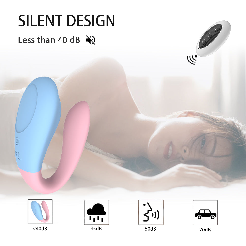 Remote control invisible clitoral stimulator