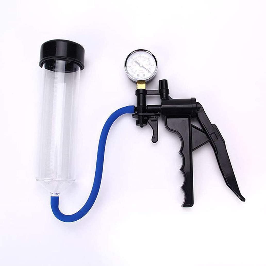 12-inch Penis Pumps for Men Manual with Digital Pressure Gauge Penile Enlarger Rings,Enlargement Extender Exerciser Delay Training ,Transparent Massage Tools,Best Gift for Husband Boyfrien