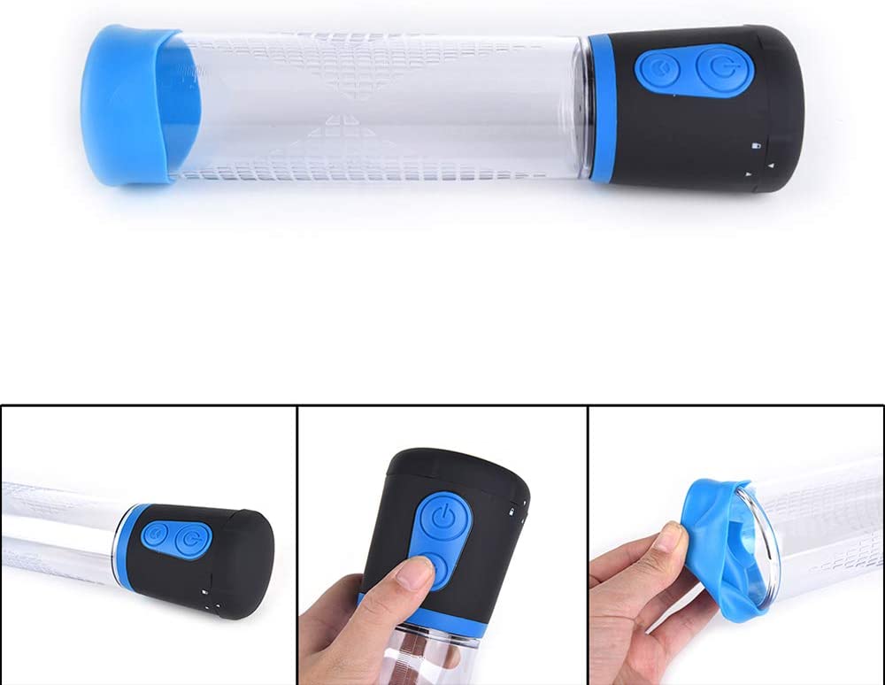 Men's Electric Penis Pump Vacuums Enlargement Pump Improve Erectile Dysfunction Penis Water Pump Increase Size and Prolong Exercise time for Men Sex toys