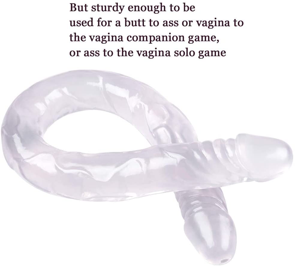 Double ended dildo for Women Realistic 21.56 inch Super Long Bendable dildo sex toys for Women Pleasure Beginners Soft massage wand for Couple
