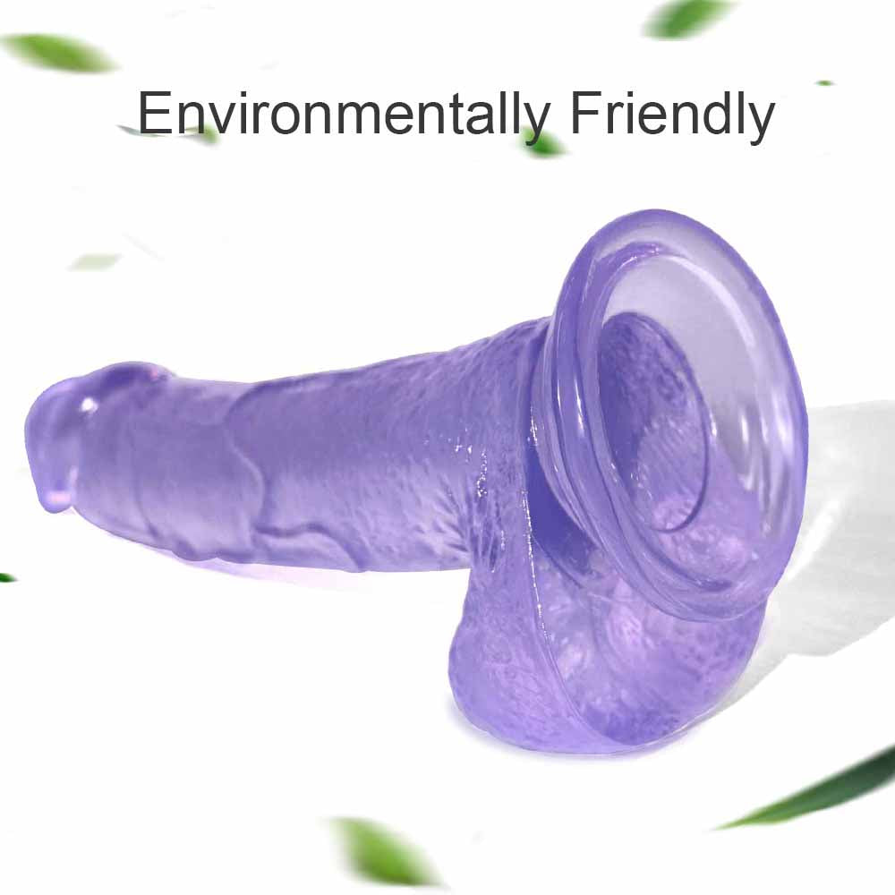 Dildo with Suction Cup 7 inch Dildo Realistic Thrusting Handsfree Massage Tools Dildos Soft Flexible Magic Wand for Women Female Couples