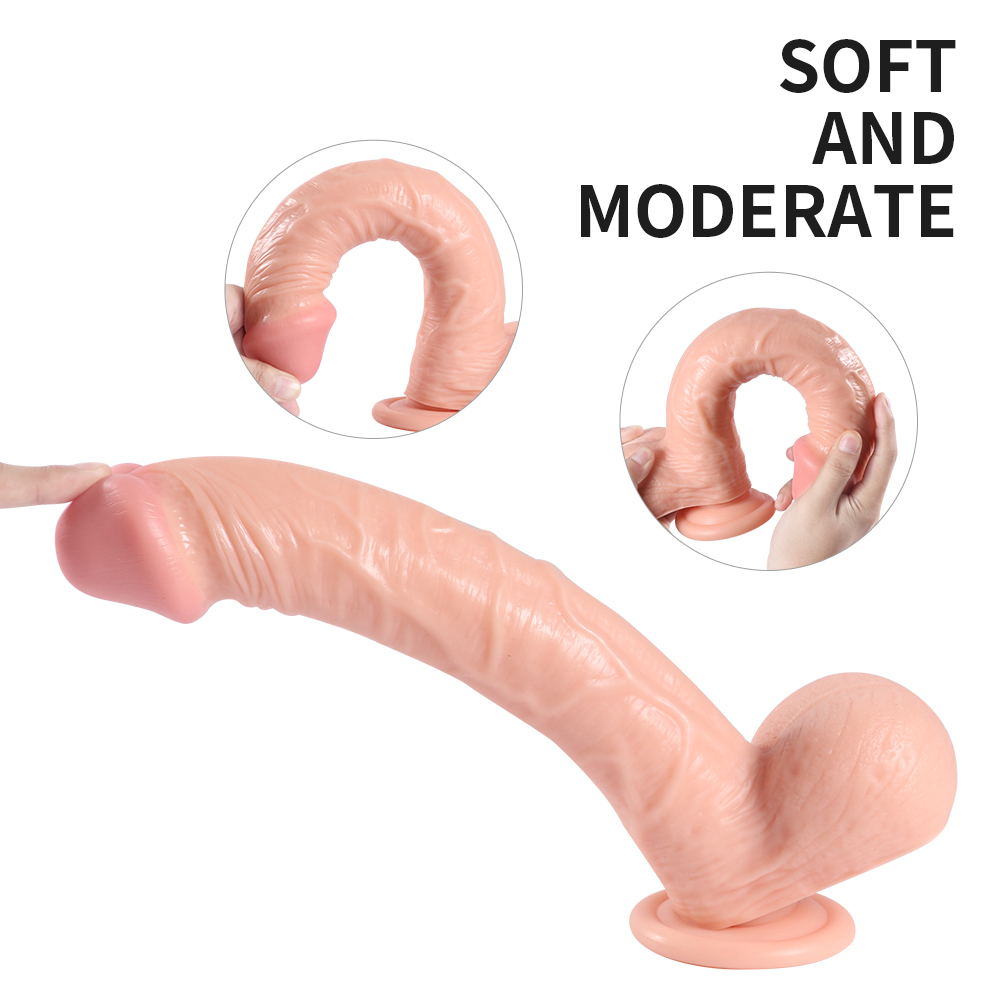 Extra Long 13 Inch Flexible Realistic Dildo