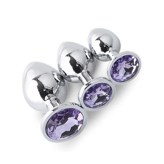 Purple Love Anal Plug in Small