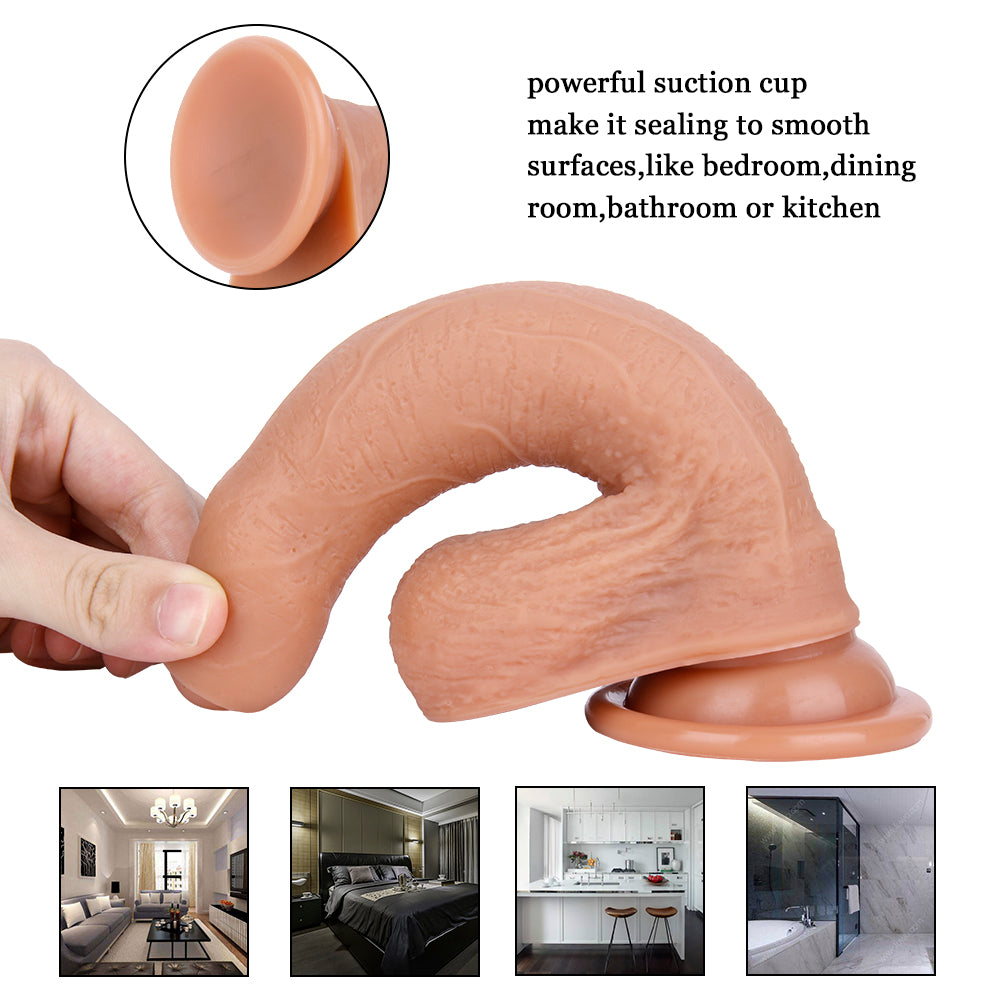 Small 7 inch Silicone Dildo