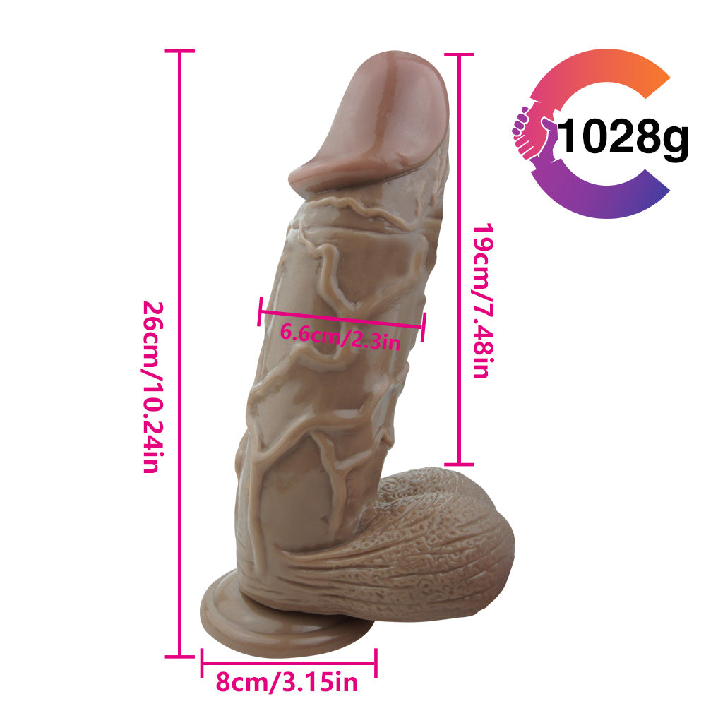 10 Inch super thick lifelike dildo
