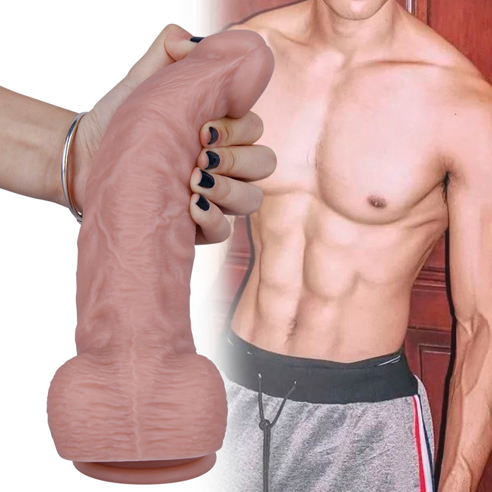 9 inch Silicone Suction Cup Dildo