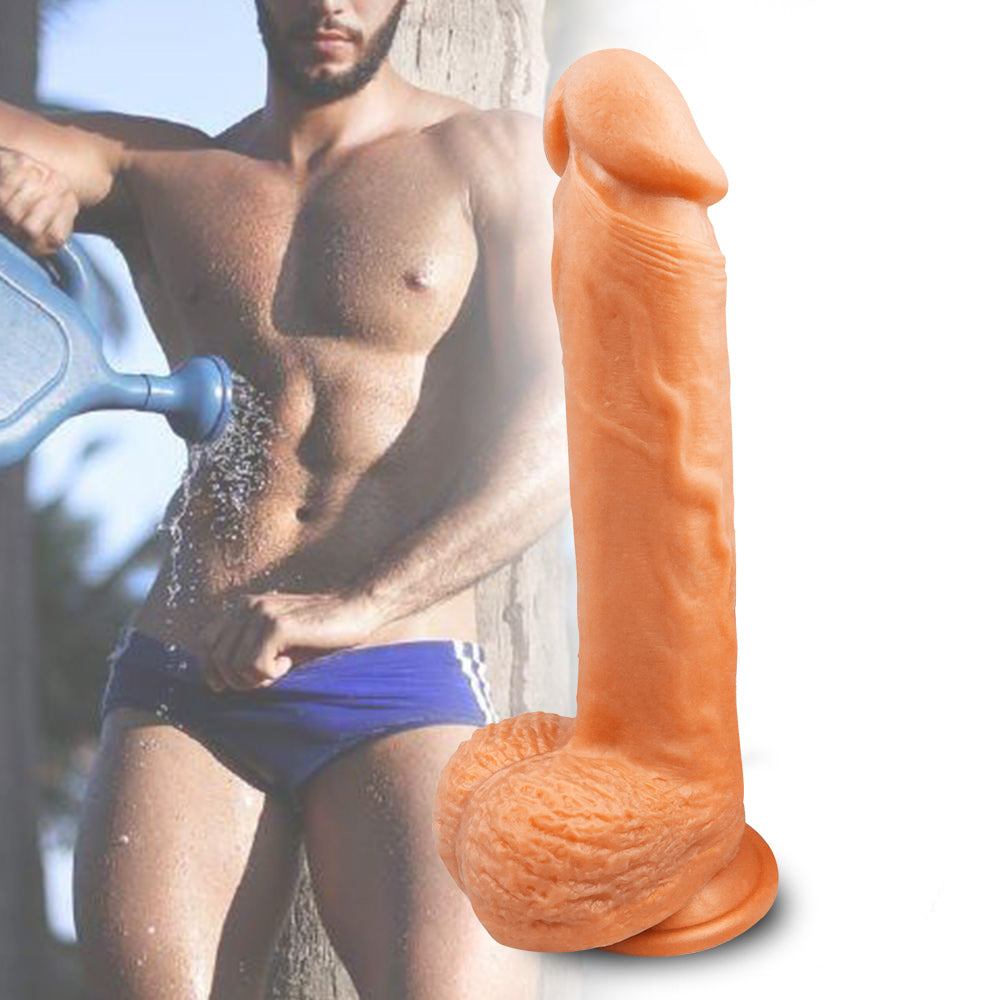 8 Inch Perfect Dildo in Flesh