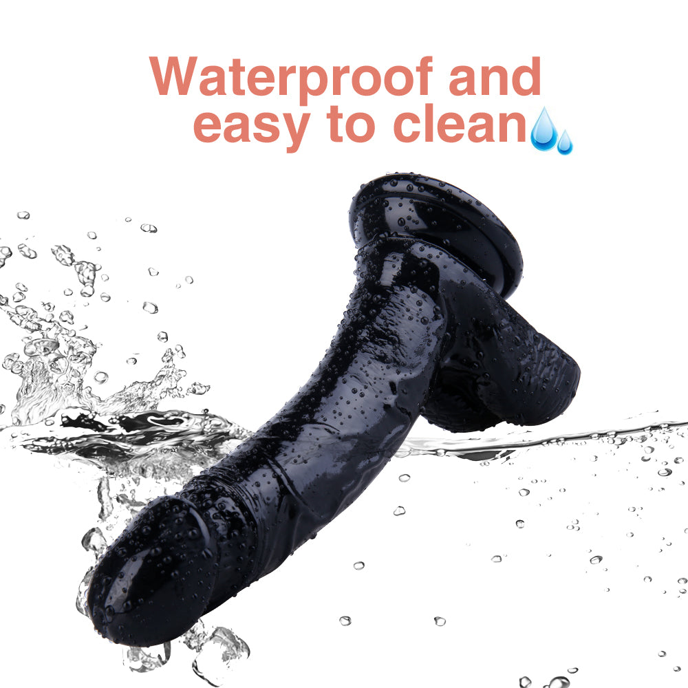 Small 7 Inch black dildo