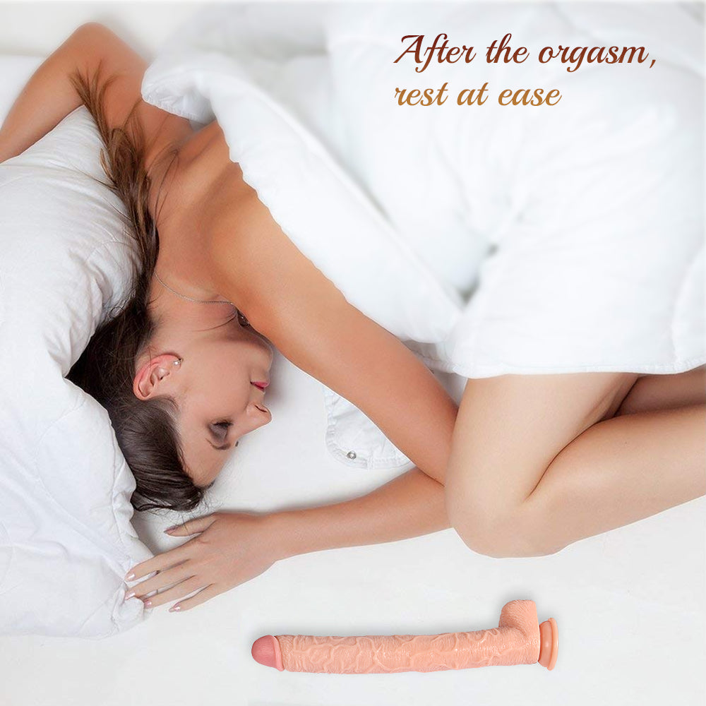 Basic 14 inch Realistic Dildo