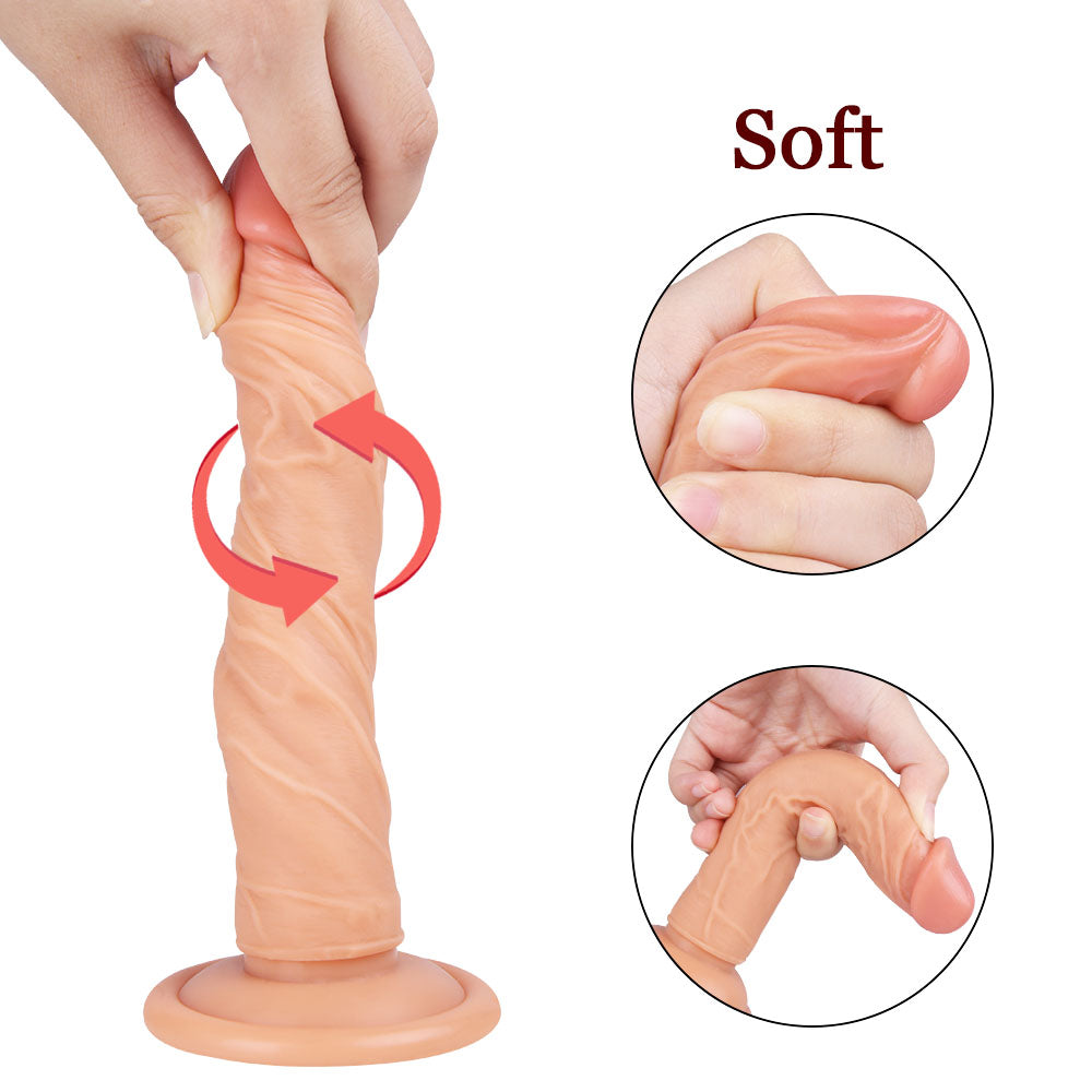 Real Feel Waterproof dildo-flesh