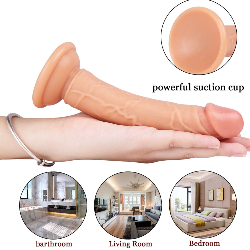 Real Feel Waterproof dildo-flesh