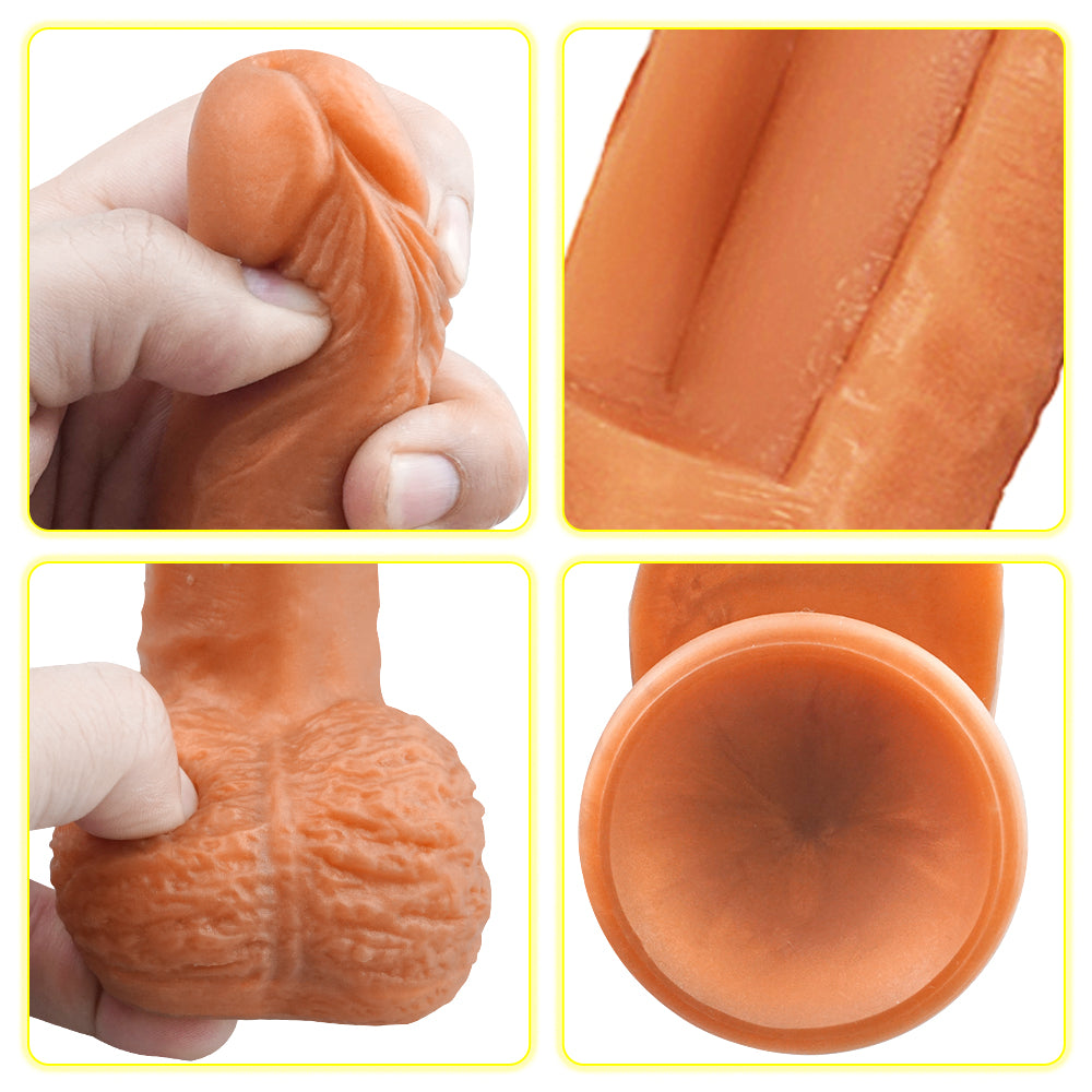 8 Inch Perfect Dildo in Flesh