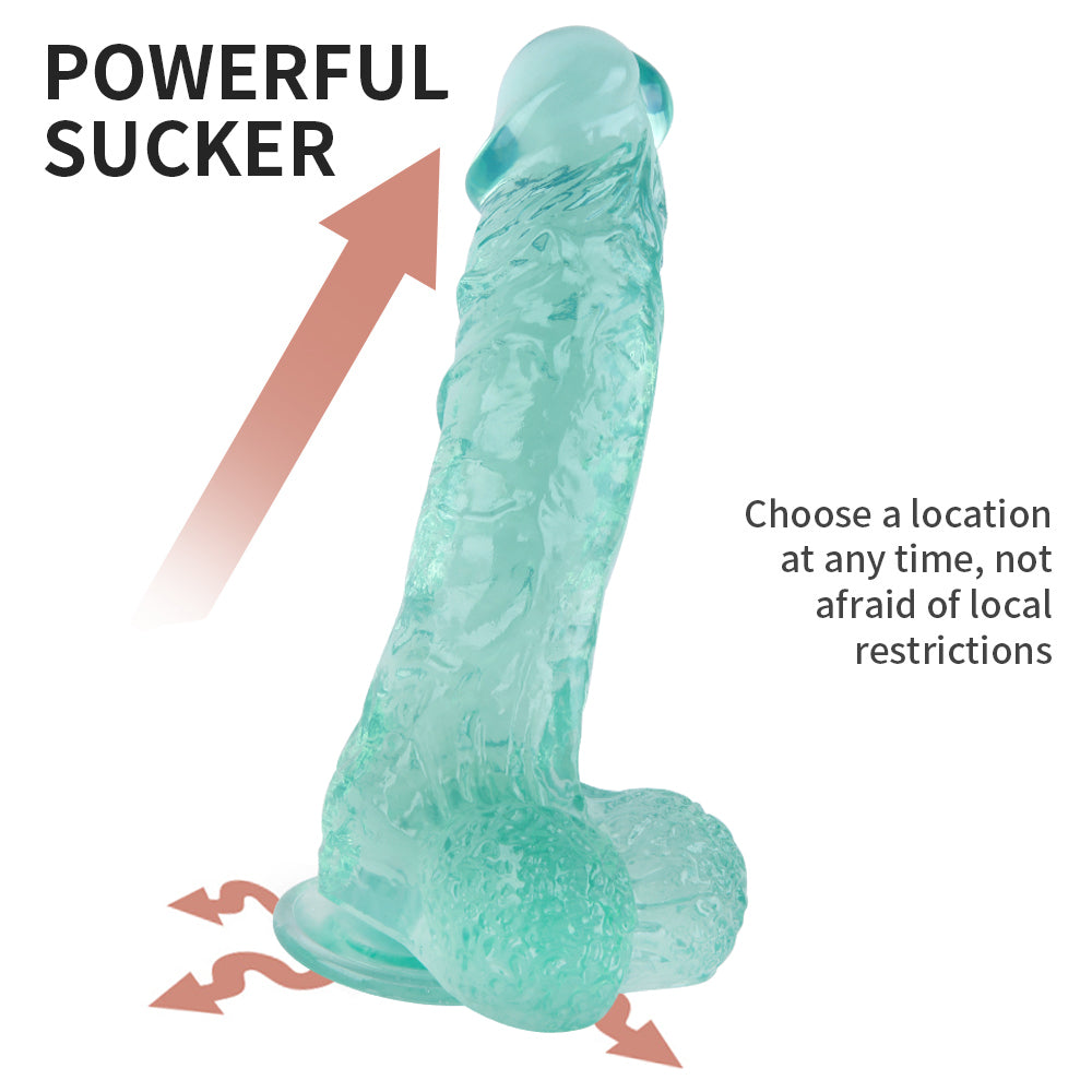 Thick Flexible Dildo Relaxing Massage Stick