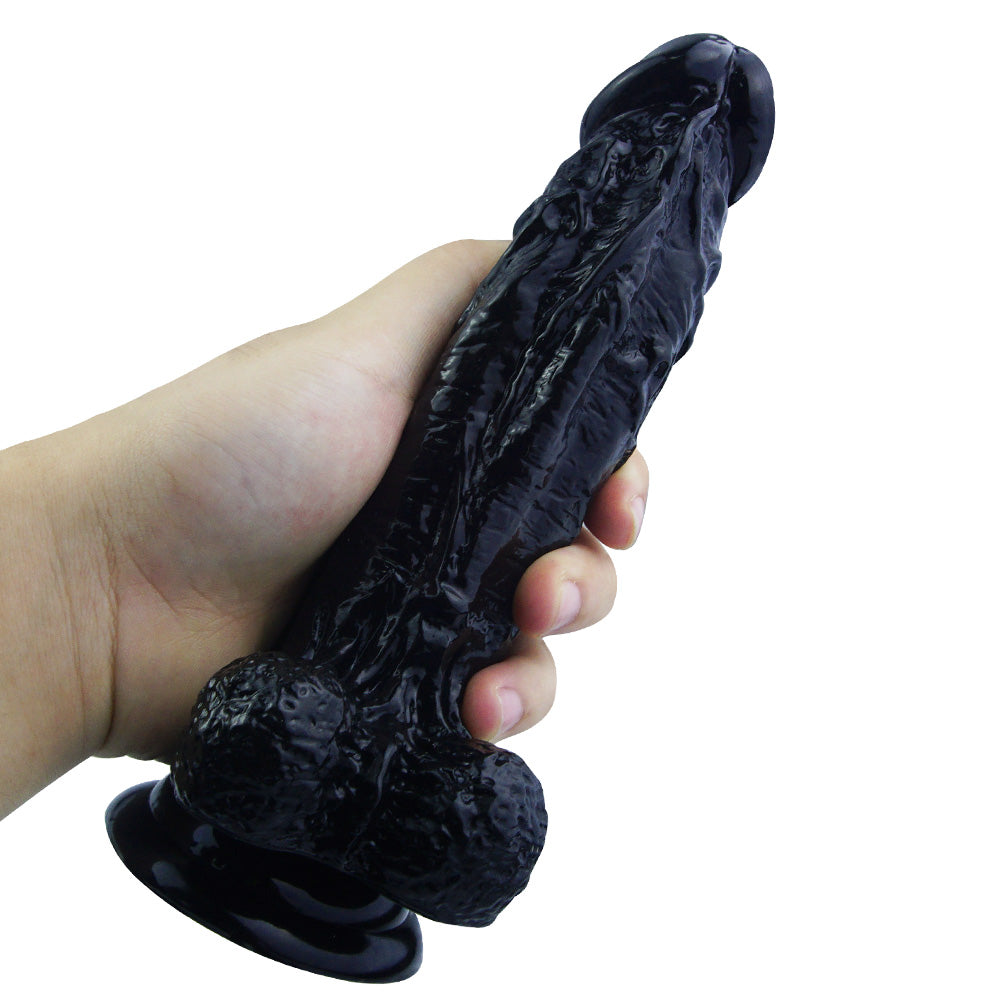 7 Inch Bendable Real-Feel Dildo With Balls