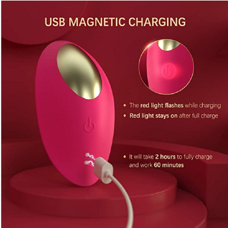 Rechargeable clitoral fun vibrating egg