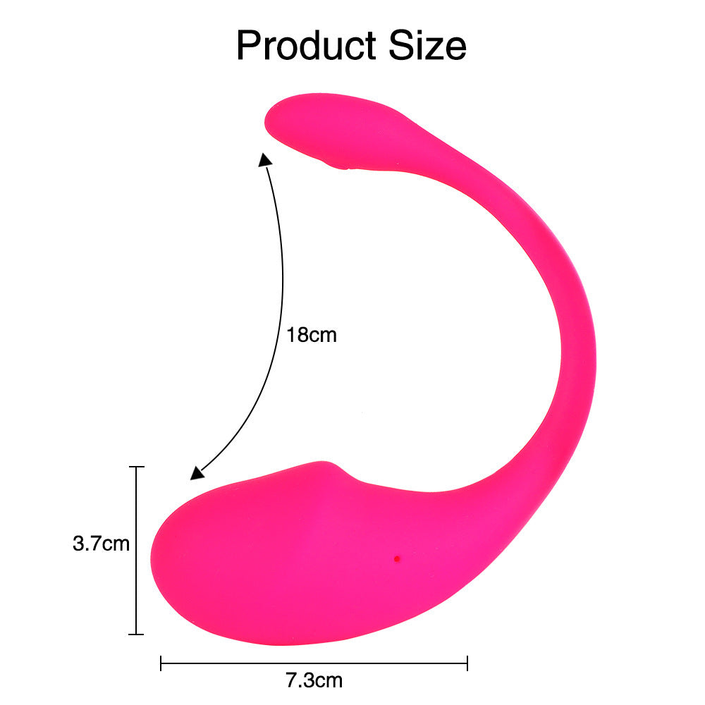 Wireless smart vibrating egg masturbation device