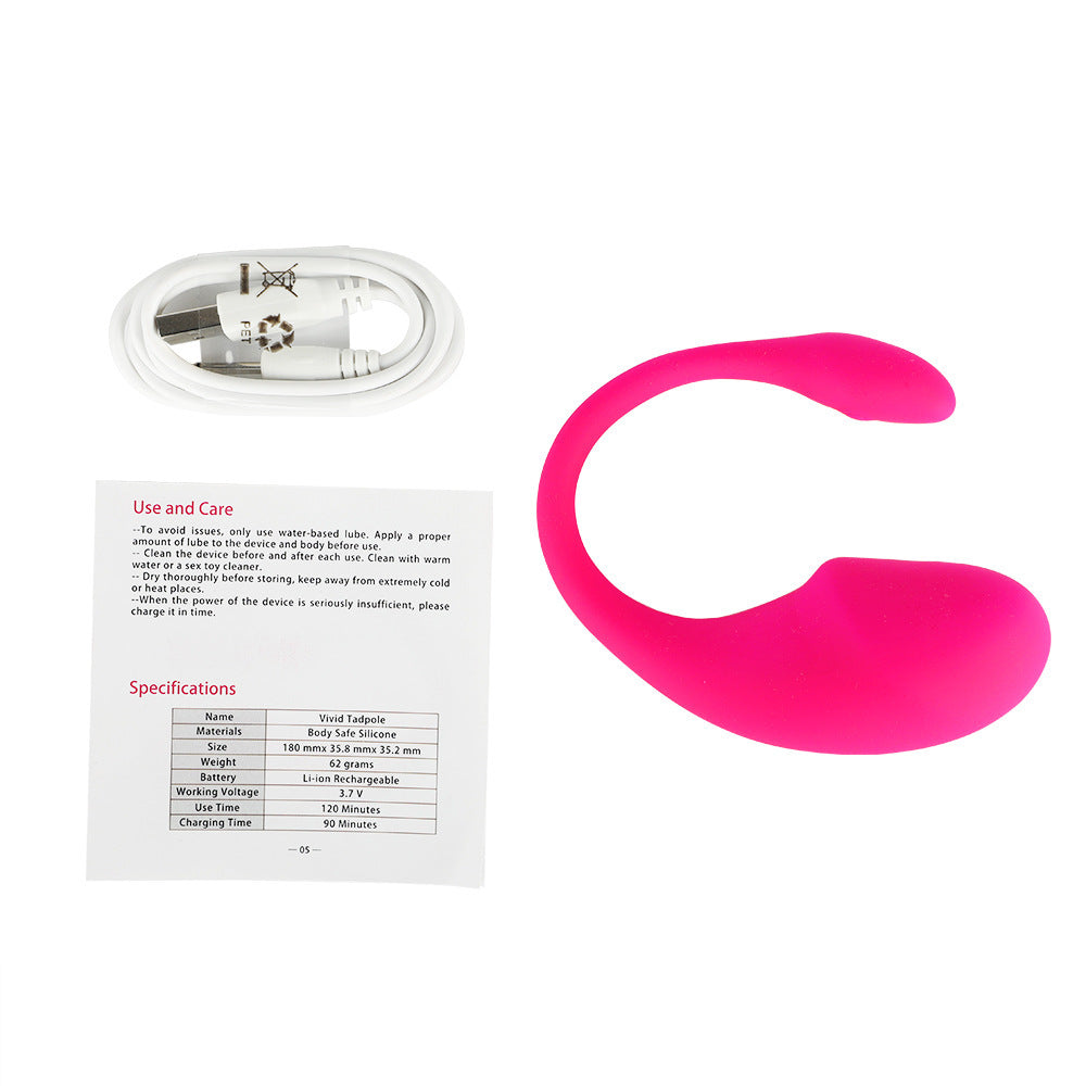 Wireless smart vibrating egg masturbation device