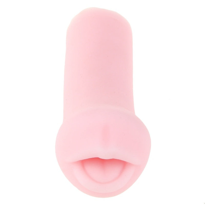 Sex toy silicone mouth Sex Product for adults male toy (Color: Nude)