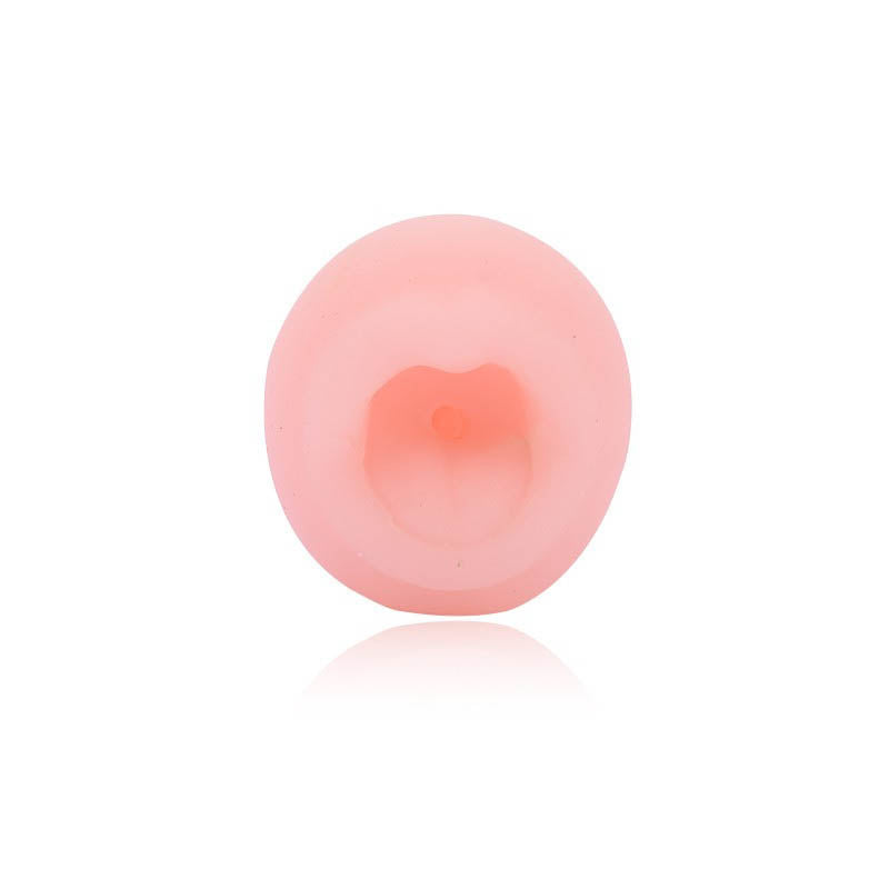 Sex toy silicone mouth Sex Product for adults male toy (Color: Nude)