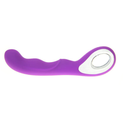 Purple Wave-Profile Rechargeable Vibrator