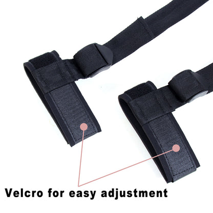 Adjustable Cuff and Strap Restraint Set